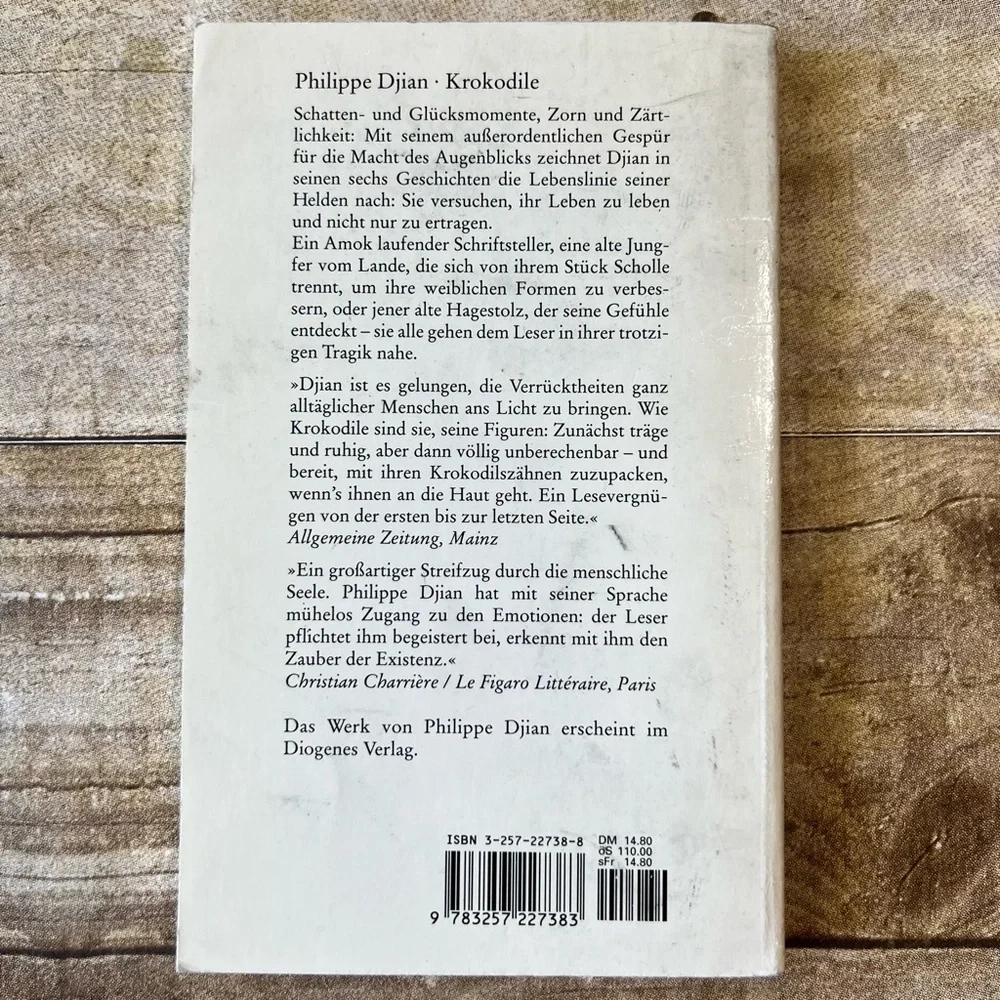 Diogenes Verlag krokodile by